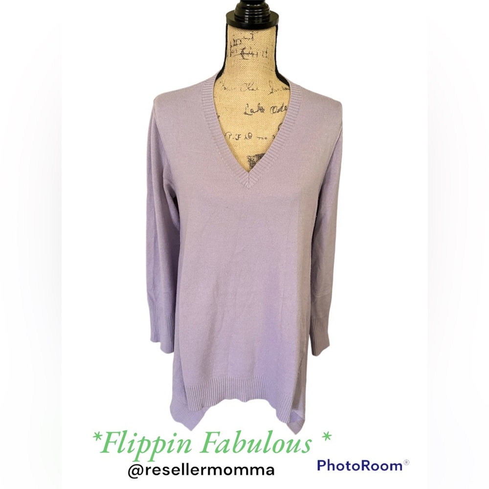 New York & Company Asymmetrical Sweater size large